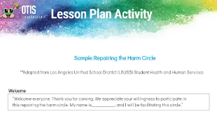 Sample Repairing the Harm Circle Plan 