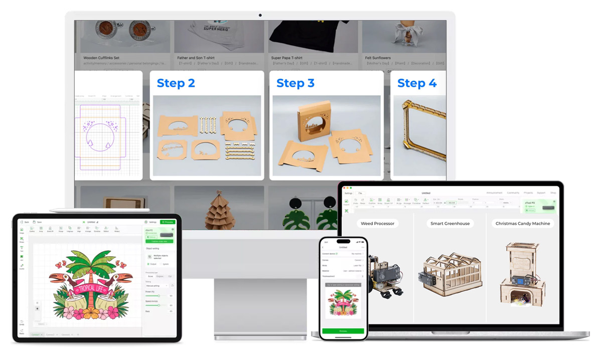 xTool Tutorials and Projects